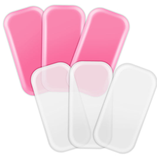 Dimeho 6 PCS Silicone False Eyelash Holder Pads for Lash Extension Silicone Lash Pad Rectangle Silicone Eyelash Extension Pad Reusable Eyelash Extensions Tools for Women Lash Extension Supplies Tools