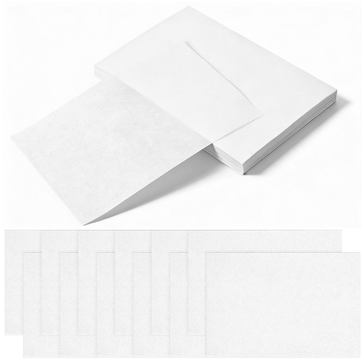 Hecila 480PCS Perm Paper for Hair End Wrap Papers for Hair Perm Disposable Salon Perms Paper High-Temperature Perms Roller Papers Heat-Resistant End Tissue Hairstyling Curling Tool for Professional