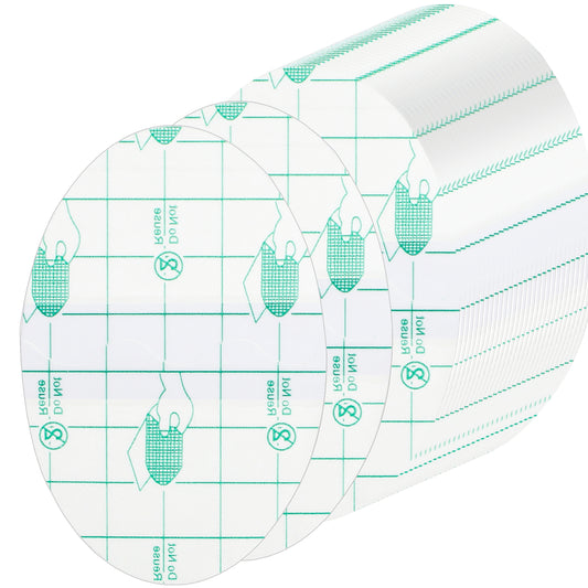 Wanmu 50Pcs Waterproof Bandages, 3.2" x 2.1" Transparent Waterproof Film Dressing for Skin, Adhesive Cover Patch for Post Surgical Shower or IV Shield, Tattoo Aftercare