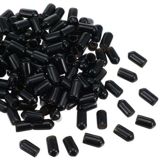 150 Pcs Pourers Dust Covers Pour Spot Caps Rubber End Cap Olive Oil Liquor Bottle Pour Spout Cover Black Rubber Pourer Cap Protection for Olive Oil Liquor Bottles Wine Pouring Spout