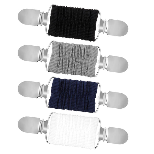 COMNICO 4 Pcs Dress Clips Back Cinch, Sweater Shirt Clips Shawl Clips Cinch Clip Cardigans Clips for Women
