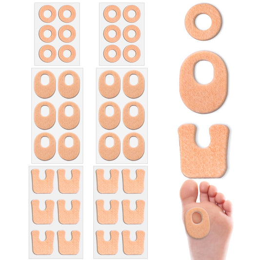 Bunion Pads 36 PCS Metatarsal Ball Of Foot Cushions For Women Mens Feet Heel Toe Blister Prevention Relief Cushion Foot Care Bandages Bottom Wear With Shoes Dancers Protectors Pad