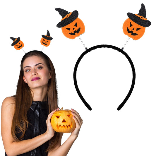 Sibba Halloween Pumpkin Hair Hoop Cosplay Headband Pumpkin Hair band Hair Accessories for Halloween Decorations Party Supplies