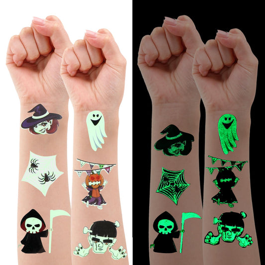 Sibba Tattoos Temporary 20 Sheets Tattoo Stickers Party Favors Halloween Cosplay Christmas Holiday
