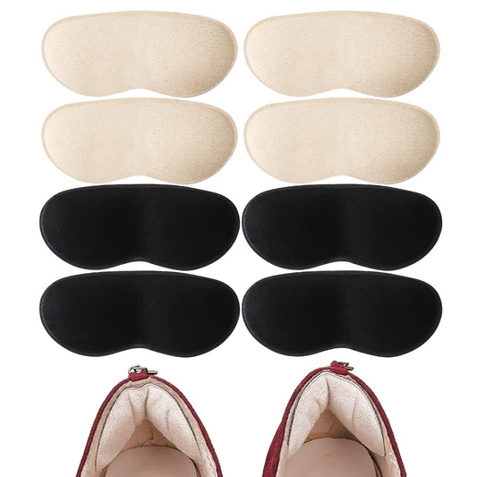 Sibba 4 Pairs Heel Grips Add Extra Volume Back Insoles Shoes Cushion Pads for Loose Shoes Anti Blister Shoe Liners Fillers for Shoes That are Too Big Foot Care Protector Heel Inserts for Women Men