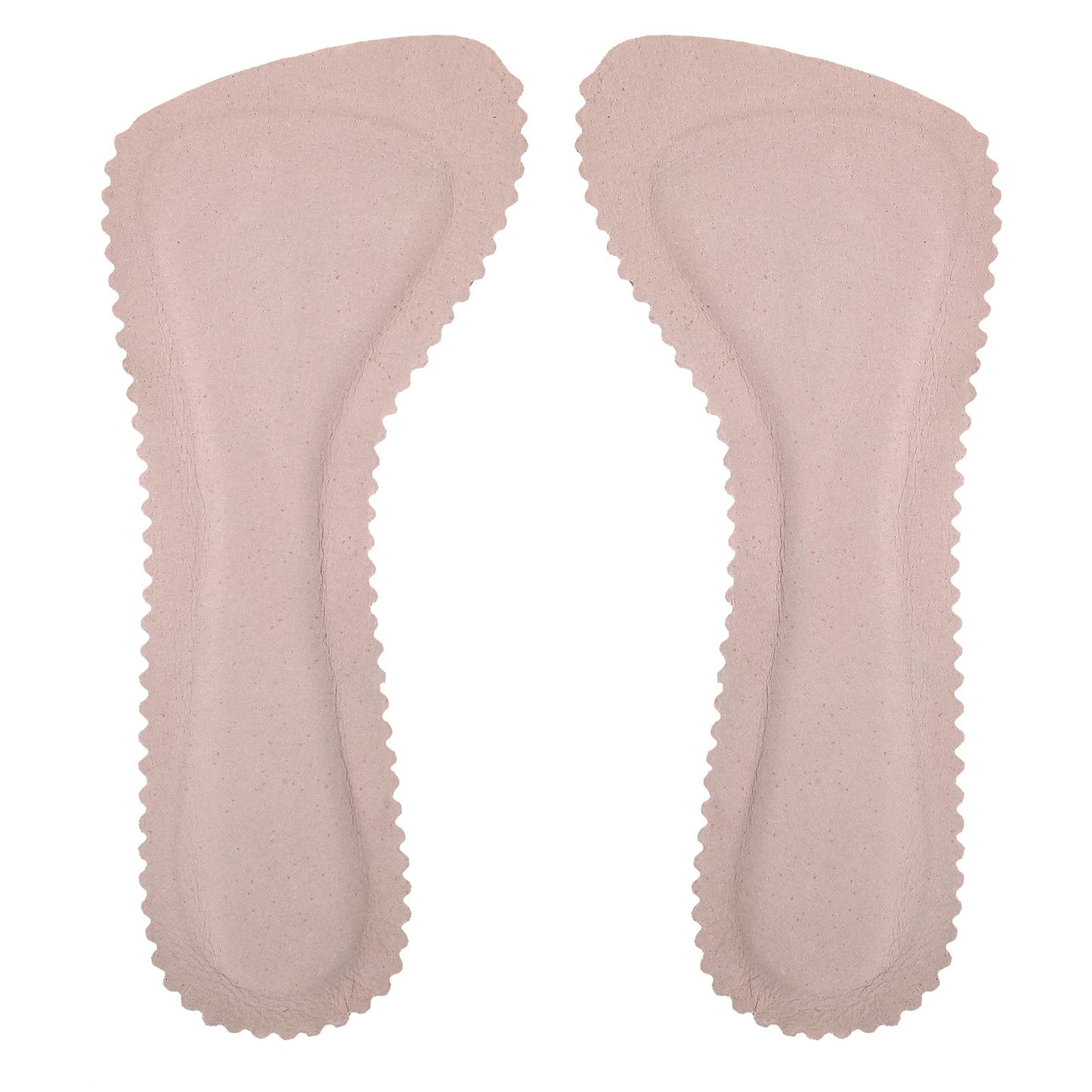 COMNICO Pigskin Cushion Inserts, 2 Pairs Arch Support Sandal High Heel Inserts Women Invisible Self-Adhesive Barefoot Cushion Insoles Sweat Absorption Anti-Slip Shoe Dress Shoes Flat Shoe Pain Relief