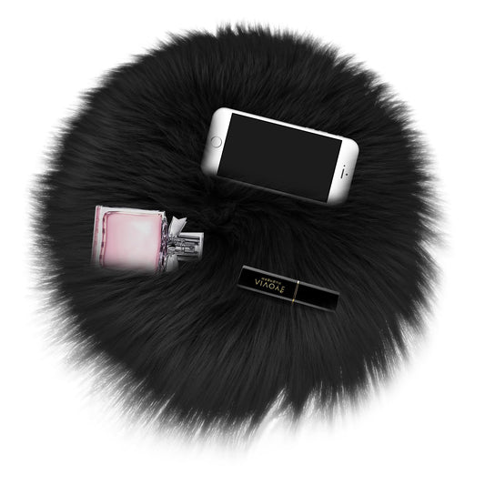 Sibba Area Rug 16 Inch Fluffy Faux Fur Fuzzy Fireplace Decor Room Throw Floor Bedside Soft Carpet Chair Bathroom Corner Living Bedroom Home Kitchen Small Cushion Pad Protector ()