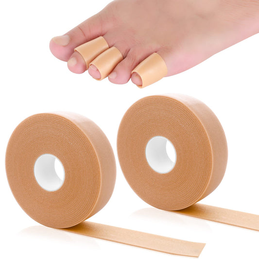 Sibba Adhesive Medical Tape Bandages Mouth Wound Care Products Micropore Strips Paper Sensitive Skin First Aid for Body Chest Bandage Tear Roll Blister Bondage Scar Closure (2 Pieces Skin Color)