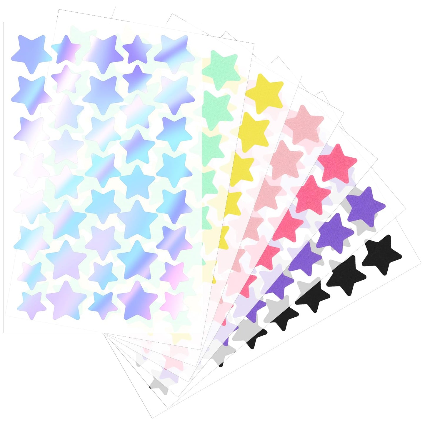 Sibba Face Pimple Patches 280 Pcs Cute Star Zit Covers Hydrocolloid Pad Sticky Spot Stickers Covering Pore Cleaning Strips Peel Invisible Spot Absorbing Zit Patch for Face Decoration