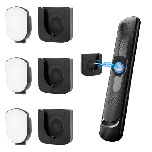 Wanmu Magnetic Remote Control Holder Wall Mount 3Pcs Self Adhesive Remote Control Caddy Upgrade TV Remote Organizer for TV, Air, Fan Conditioner Remote Controls No Drilling, Strong Magnet