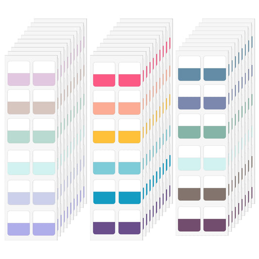 360 Pcs Sticky Index Tabs, Multi-Colored Indexing Tabs Colorful Sticky Tabs for Notebooks Page Markers Page Tabs for Binders Page Tabs Sticky Tabs for Home Office Notebooks File Classification Folders