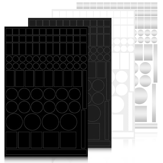 4Pcs LED Light Blocking Stickers Light Blackout Stickers Blackout Stickers for Electronics Light Dimming Stickers Led Filters Sheets for Routers TV Clocks Electrical Appliances