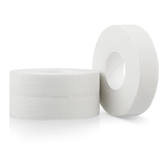 COMNICO 3 Rolls Finger Tape White Extra Strong 0.6-Inch x 32-feet Athletic Tape for Fingers Feet Sweat Volleyball Finger Tape for Outdoor Sports Climbing Football