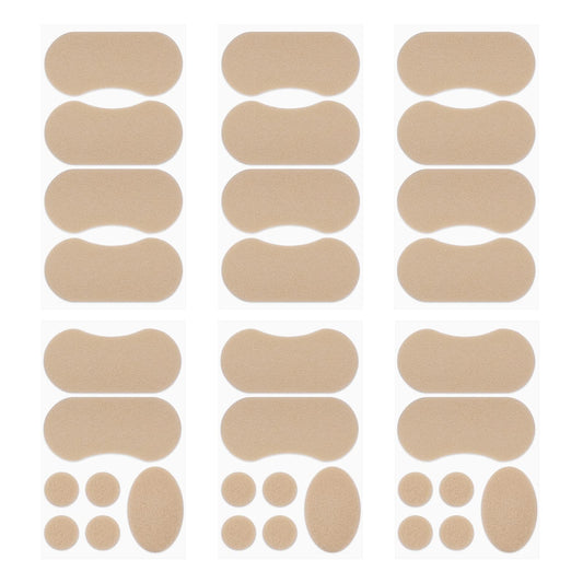 Sibba 6 Sheets Moleskin Tape for Feet, Foot Care Tape Waterproof Adhesive Foam Blister Prevention Patches Tape Shoe Heel Inserts Protectors Plasters Pads for Chafing Prevention for Men Women