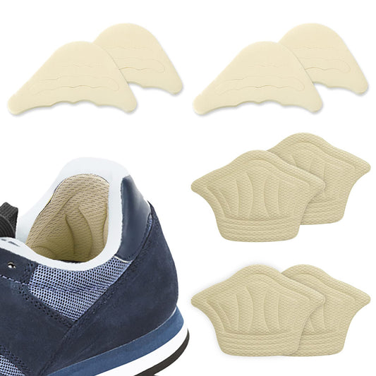 Sibba Foot Grips Pads Loose Shoe Liners Inserts Metatarsal High Heel Insoles Ball of Cushions Pain Relief Pad Toe Support Protectors for Women Mens (4 Pairs Skin Color)