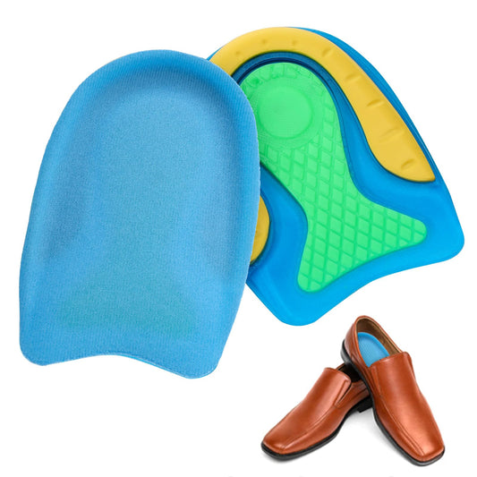 Sibba Heel Cups 4 Pcs Arch Support Insoles Comfort Replacement Shoe Inserts Non Slip Pads Breathable Cushion Sole Protectors Silicone Shock Absorbing Little Sports Insole