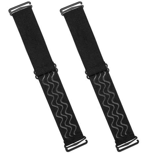 6Pcs Adjustable Elastic Wig Bands Removable Buckles Nonslip Wig Strap Wig Strips with Wavy Silicone Black Glueless Wig Cap Accessories for Sewing Making Keeping Fixed Wigs Wrap Hair Styling