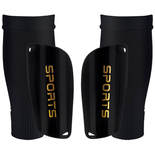 Soccer Shin Guards for Kids Youth Adults, Shin Guards Pads with Sleeves for Boys and Girls for Football Games, Protective Soccer Equipment Reduce Shocks and Injuries