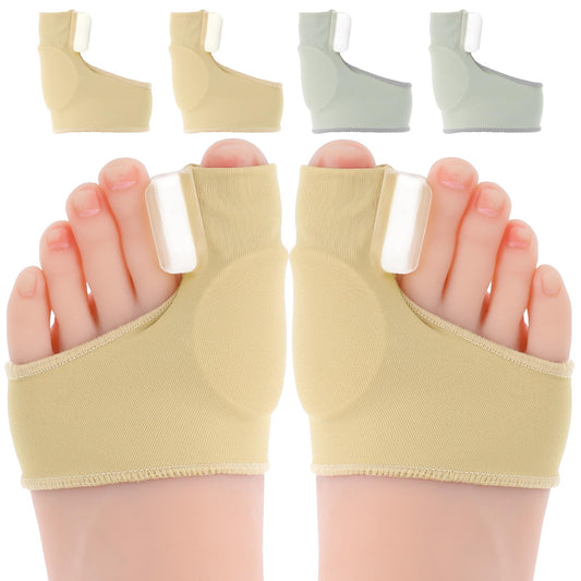 Sibba Bunion Splints Corrector Big Overlapping Toe Straightener Relief Fix Splint Socks Brace Spacers Remover Bunions Sandals Straighteners Comfort Foot Cushions For Women Men