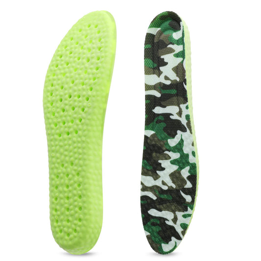 WLLHYF 1 Pairs Memory Foam Shoe Insoles， Shock Absorption Inserts Arch Support Cushioning Sports Insoles Soft Comfortable Replacement Insoles for Men Women Woman: UK 3-8
