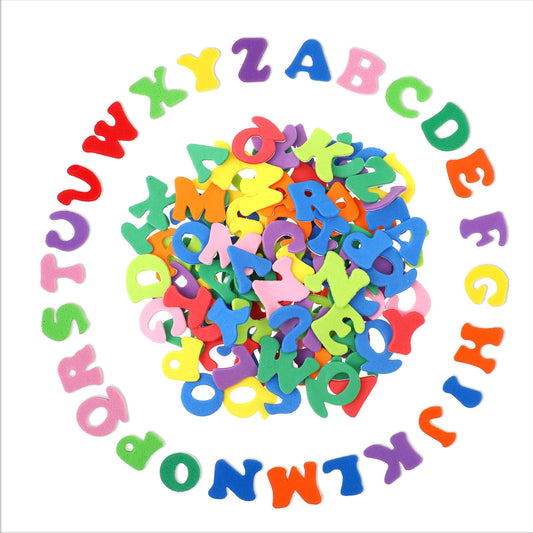 Dimeho 650 Pcs Foam Letter Stickers for Crafts Small Alphabet Letters Foam Sticker Colorful Self Adhesive A-Z Alphabet Stickers Arts Craft Supplies for DIY Scrapbooks Party Decorations(0.79 Inch)