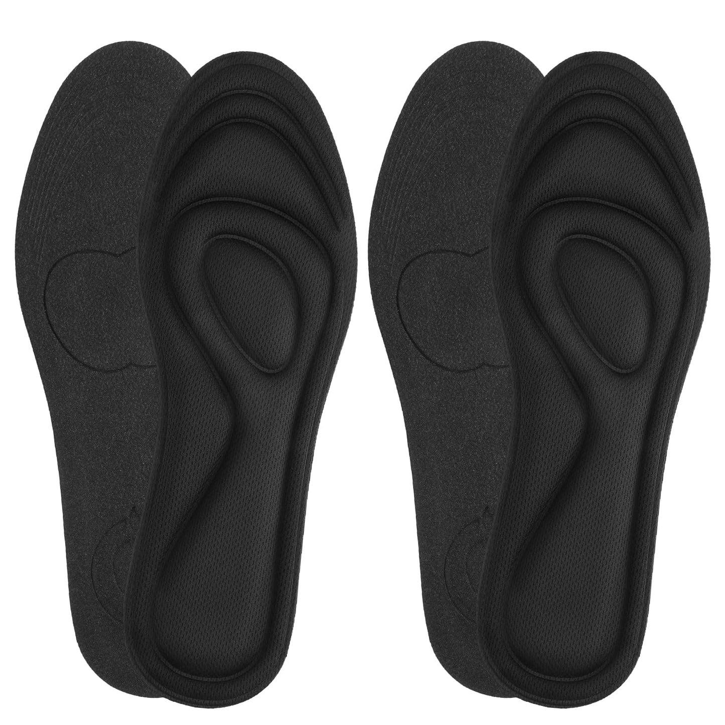 2 Pairs Memory Foam Insoles for Men and Women Shoe Inserts Replacement Innersoles Comfort Inner Soles Cushioning Shoe Inserts for Trainers Walking Shoes Work Boots Running Shoes(10.5-11 UK)