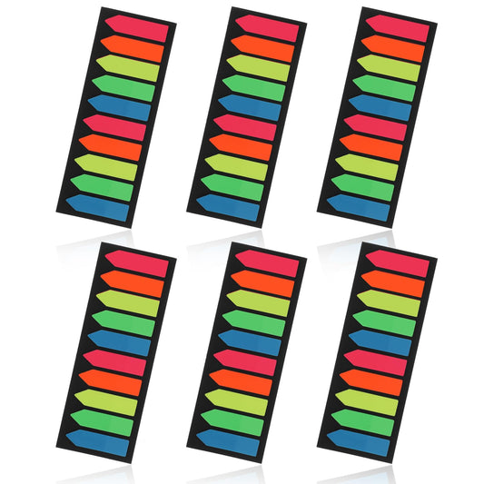 1200Pcs Page Markers Sticky Index Tabs Arrow Flag Book Tabs Writable Translucent Book Markers Self Adhesive Colored Notes Annotation Tab Stickers for Notebook Documents Books Sticks