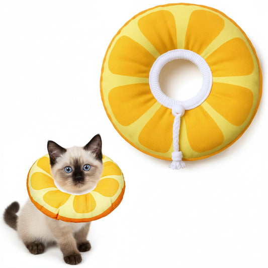 Sibba Cat Cone Collar, Soft Cat Donut Collar for Kittens After Surgery, Adjustable Cats Recovery Collars to Stop Licking, Small Kitten Dog Cone for Wound Protection