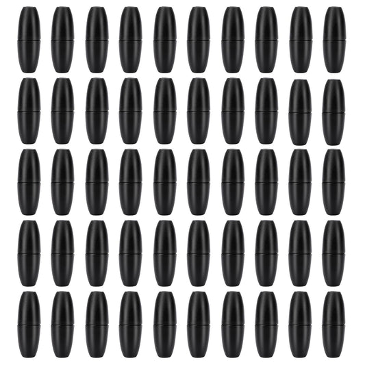 COMNICO 50 Pieces Clasp Bead Barrel Connectors Plastic Breakaway Clasps Safety Breakaway Clasps Plastic Bead Barrel Connectors for Necklaces Bracelets Lanyards Jewelry DIY Craft Making