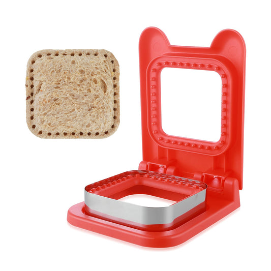 Sandwich Cutter Square Cookie Cutter for Children Bread Sandwich Cutter Stainless Steel Pastry Cutter for Baking Room Coffee Shop Biscuits Wedding Cake