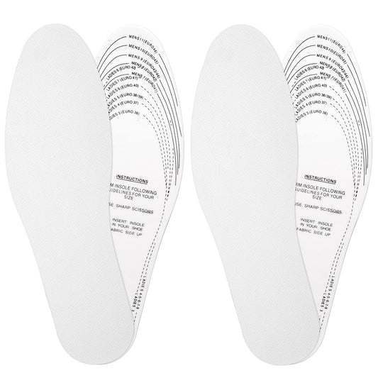 Sibba Cut to Size Breathable Shoe Latex Insole 2 Pairs Memory Foam Inserts Comfort Breathable Anti Odour Replacement Shoe Inserts for Sports Running Shoes Walking Boots Men 7.5-11.5 Woman 4-9
