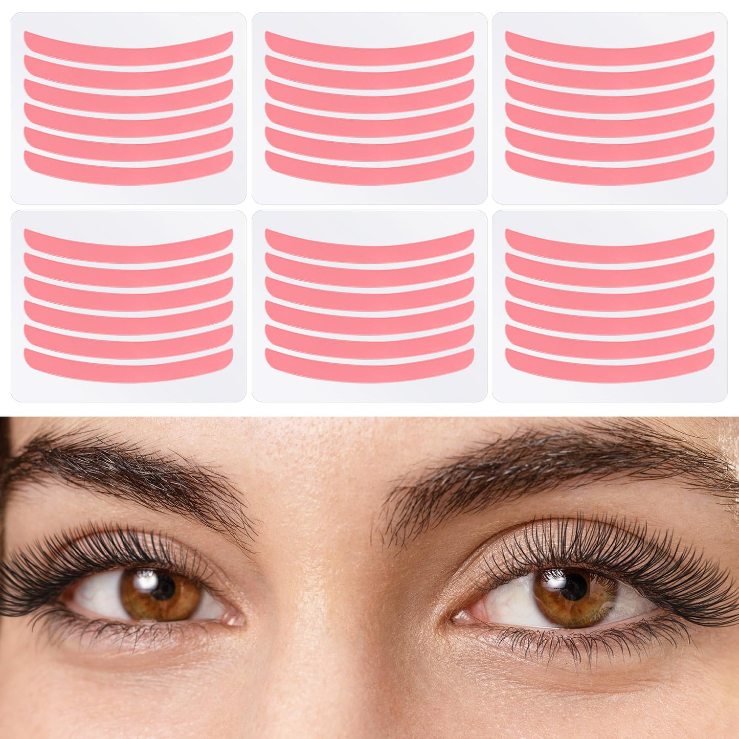 WLLHYF 30pcs Lash Lift Ribbon Kit, Silicone Lash Lift Pads Eyelash Lift Rods Covers Lash Lift Shields for Perfect Perm Curls Reusable Eyelash Lifting Compensator DIY Eyelash Lifting Tools