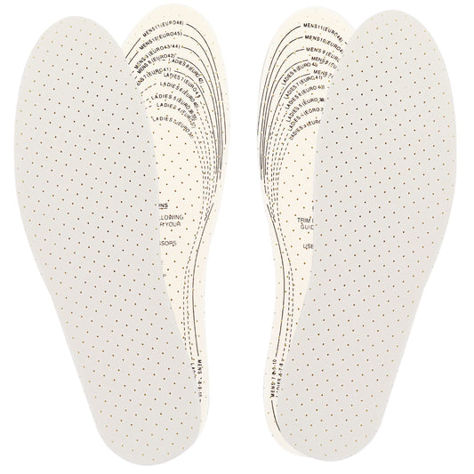 Sibba Foot Pads Shoe Inserts Insoles Sole Protector 2 Pairs Breathable Cuttable Memory Foam Sneakers Filler Cushions Bottom Liners Replacement Loose Too Big Heel Sandal Comfort for Women Men