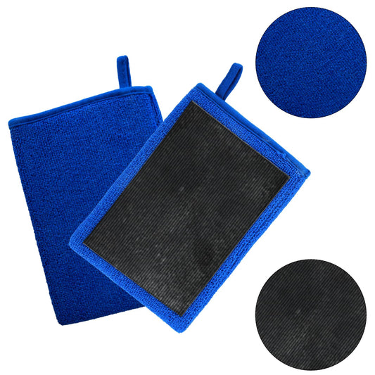 Sibba Car Detailing Clay Mitt, Reusable Scratch-Free Paint Safe Auto Clay Gloves, Fine Grade Car Clay Towel Mitt for Detailing Cleaning Polishing Car Glass, Paint & Micro Contaminant