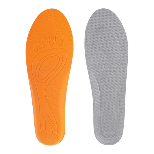 Sibba Plantar Fasciitis Feet Insoles Arch Supports Orthotics Inserts for Men Women Cropped Insole Relieve Flat Feet, High Arch, Foot Pain (Women's 5.5-7.5, Grey)