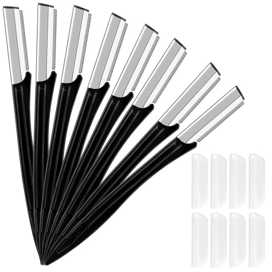Dermaplaning Tool for Face, 8 PCS Precision Eyebrow Razors Face Razor for Women Eye Brow Shaver Facial Hair Removal Razor Face Shaver for Women and Men