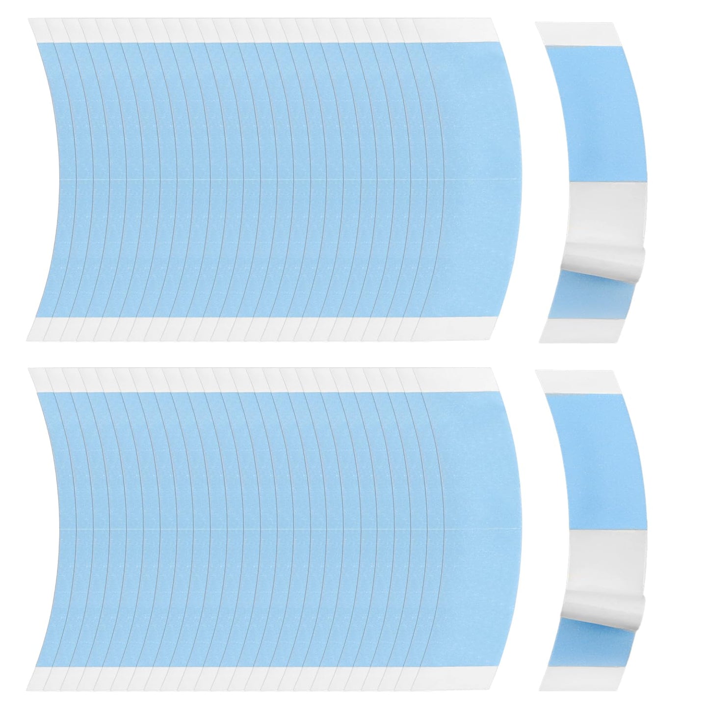 Dimeho 48 PCS Wig Tape for Lace Wigs, Double Sided Wig Tape Strips Water-Proof Adhesive Tape Strips for Lace Front Wig Toupee Hairpiece Hair Extension