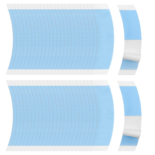 Dimeho 48 PCS Wig Tape for Lace Wigs, Double Sided Wig Tape Strips Water-Proof Adhesive Tape Strips for Lace Front Wig Toupee Hairpiece Hair Extension