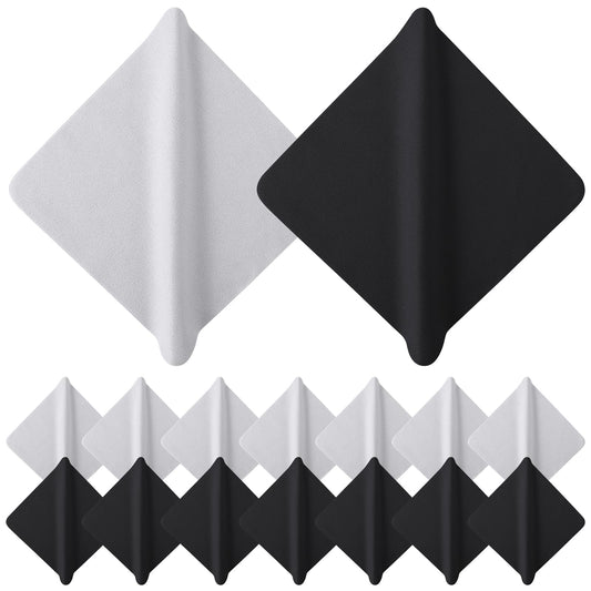 Dimeho 16 Pack Premium Microfiber Cleaning Cloths for Lenses, Glasses, Screens, Cameras, Cell Phone, Tablets Absorbent Cleaning Towels Lintfree Fiber Cleaning Cloth for Cleaning