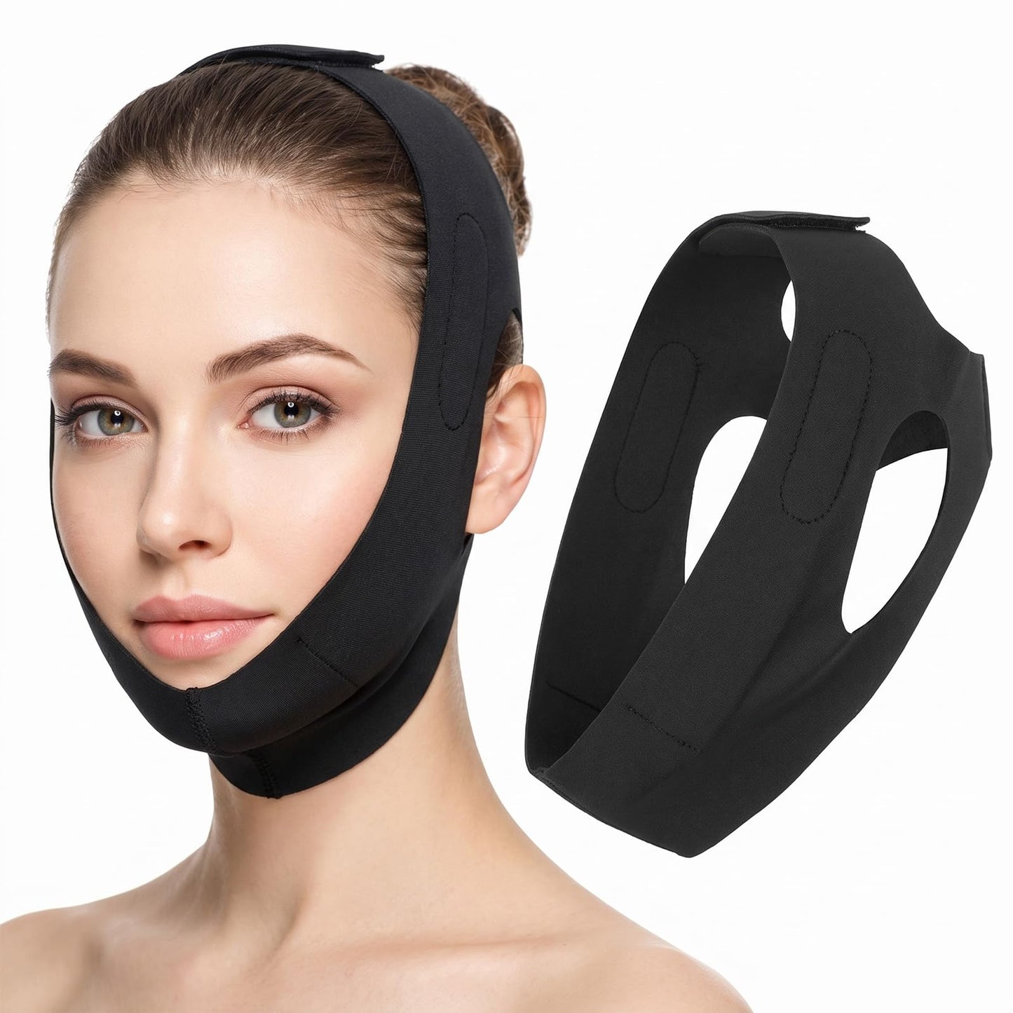 Wanmu V Line Lifting Mask Reusable Jawline Shaper Chin Strap for Sleeping