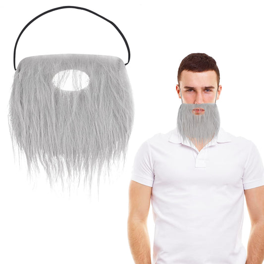 Sibba Party Fake Beard, Fake Mustaches Funny Self Adhesive Novelty Moustache Festival Party costume and Christmas Supplies Decorations Masquerade Party