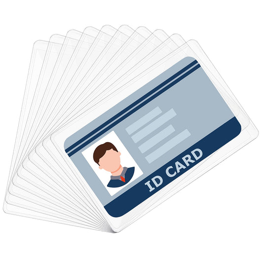 10Pcs New Medicare Card Holder PVC Waterproof Card Holder Transparent Credit Card Protector ID Cards Badge Sleeves Cover for Social Security Debit Card Driver's License Business Card