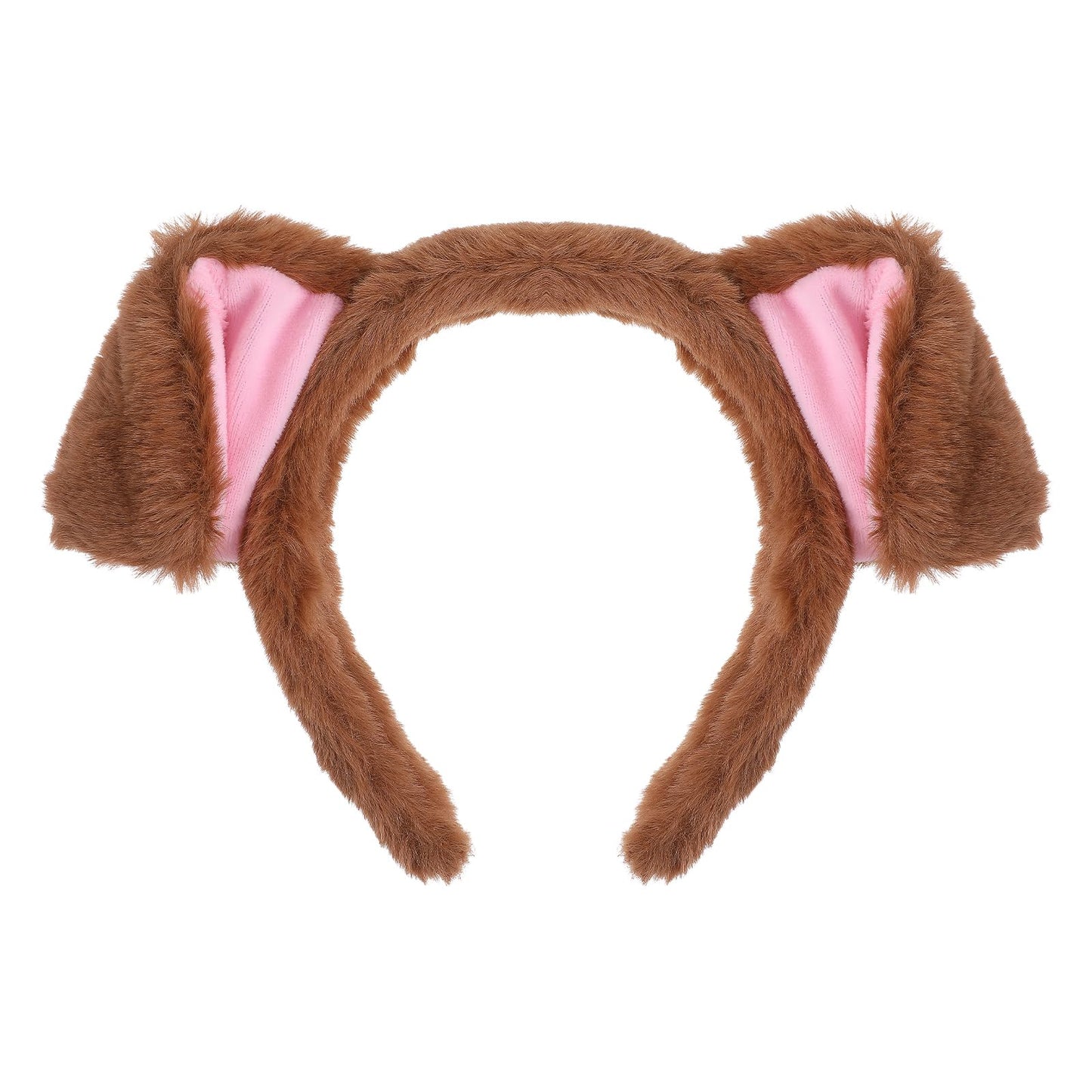 Sibba Dog Ears Headband Party Favors Decorations 1 PC Plush Hairband Costume Family Halloween Costumes Hats Supplies Themed Cosplay Birthday Accessories Hair Clothes Dress Up Headwear Women