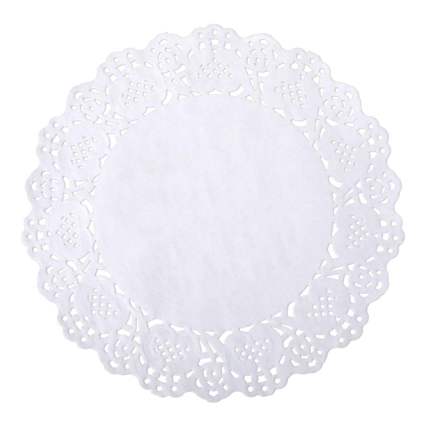 Sibba Doilies Tables Food Covers 150 Pcs Paper Disposable Doily Trays Christmas Dessert Liners Crafts Cup Cake Plates Small Place Mats Kitchen Dining Tableware Decor Wedding Parties (6.5 inch)