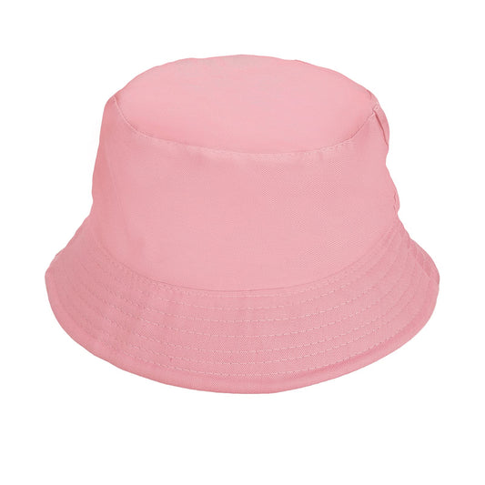 Sibba Bucket Hat Summer Fisherman Sunshade Caps Unisex Packable Hats for Women Men Holidays Hiking Camping Shopping 56-58cm Plain Colors (Light Pink)