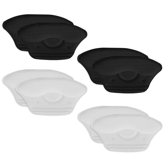 Sibba 4 Pairs Foot Pads Ball of Cushions Non Slip Shoe High Heels Back Inserts Insoles Grips Sole Protector Forefoot Bottom Toe Blister Prevention Filler for Women