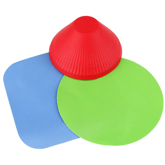 Dimeho 3 Pcs Rubber Jar Opener Gripper Pads, Reusable Jar Bottle Can Lids Gripper Openers, Multi Purpose Gripper Jar Opener for Most Bottles Set, Elderly Seniors with Weak Hands Kitchen Coasters