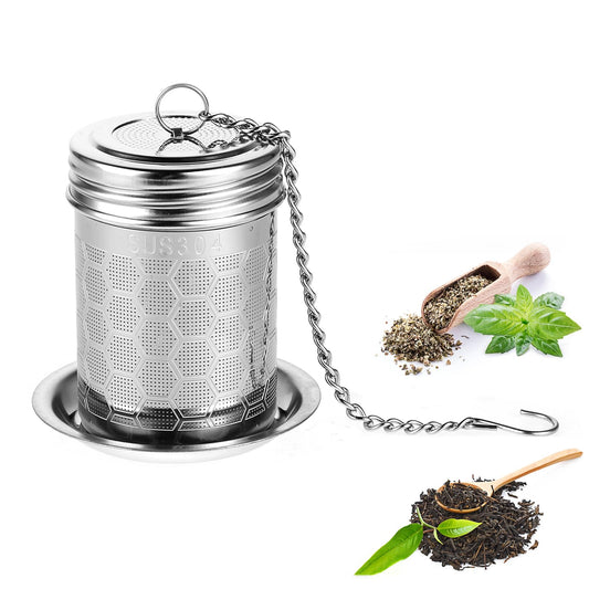 Tea Strainers for Loose Tea, Sibba 304 Stainless Steel Tea Strainer, Extra Fine Mesh Tea Steeper for Brew Tea, Spices & Seasoning
