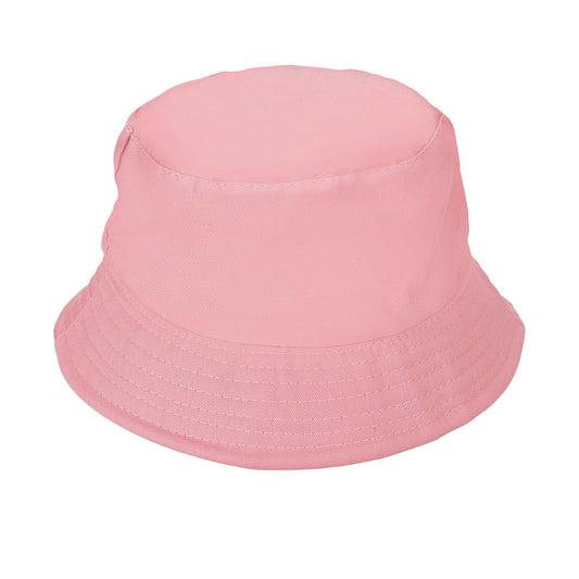 Sibba Bucket Hat Summer Fisherman Sunshade Caps Unisex Packable Hats for Women Men Holidays Hiking Camping Shopping 56-58cm Plain Colors (Pink)