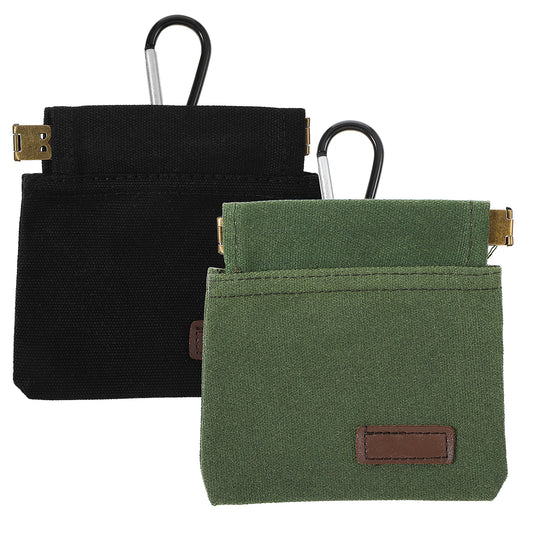 2Pcs Dog Treat Pouch Hand Free Training Treat Bag Portable Pet Dog Walking Bags Puppy Dogs Treats Holder Pouches with Carabiner Auto Closing Dogs Snack Reward Training Bags for Outdoor Travel